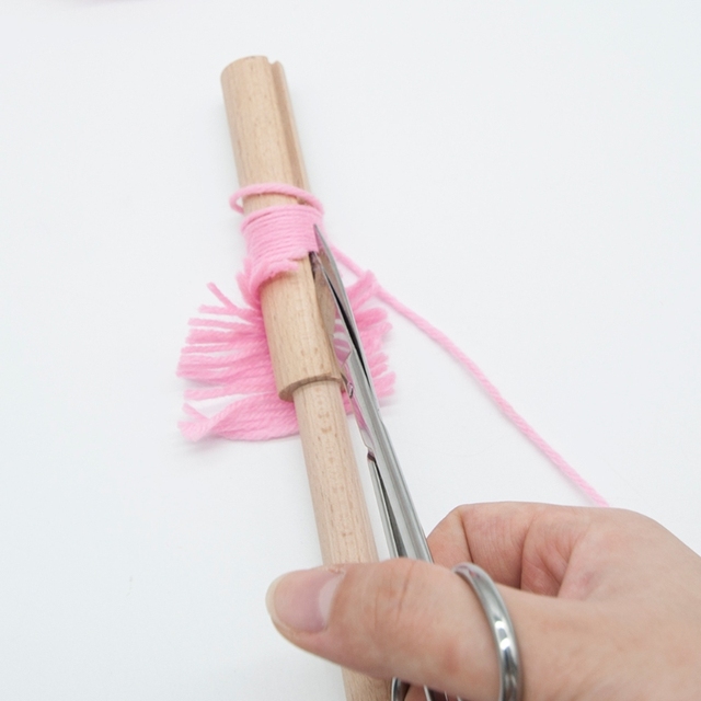 Drewniany zatrzask do szydełkowania i wycinarka do haftowania Hook przędza do dywanów DIY rękodzieło dekoracje boże narodzenie - Wianko - 3