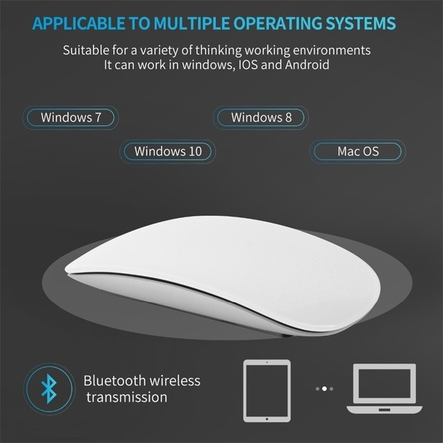 Mysz Bluetooth Arc Touch - ultra cienki, ergonomiczny, bezprzewodowy - do laptopa Mac, 1600DPI - Wianko - 25
