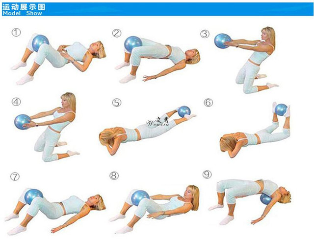 Piłka do jogi Pilates balans 25cm przeciwwybuchowa PVC trening - kryta siłownia joga Crossfit - Wianko - 14