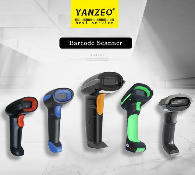 Yanzeo C2010 2.4G Skaner kodów kreskowych 2D PDF417 DM QR Code bezprzewodowy - ręczny - Wianko - 1