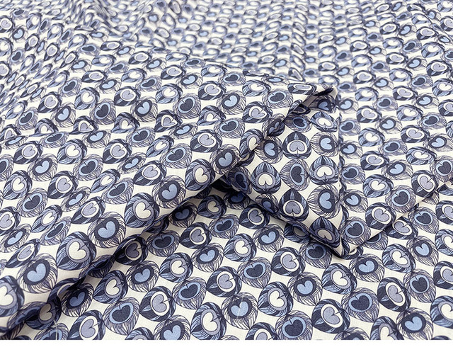 Metrowa tkanina popelina z 100% czystej naturalnej bawełny z nadrukiem - idealna do szycia modnych sukien i koszul - Wianko - 6