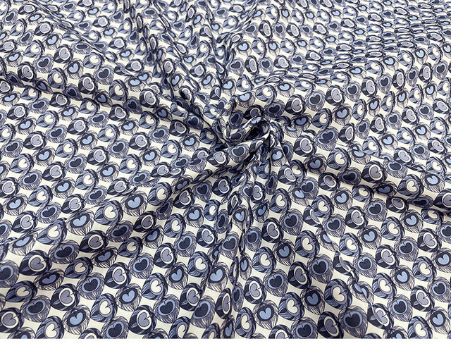 Metrowa tkanina popelina z 100% czystej naturalnej bawełny z nadrukiem - idealna do szycia modnych sukien i koszul - Wianko - 4