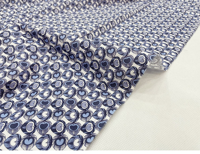 Metrowa tkanina popelina z 100% czystej naturalnej bawełny z nadrukiem - idealna do szycia modnych sukien i koszul - Wianko - 5