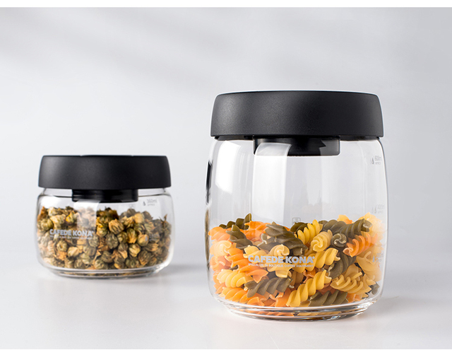 Szklany słoik CAFEDEKONA z pokrywką, wolny od BPA, pojemność żywnościowa, szkło borokrzemianowe - Wianko - 8