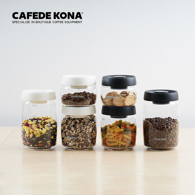Szklany słoik CAFEDEKONA z pokrywką, wolny od BPA, pojemność żywnościowa, szkło borokrzemianowe - Wianko - 10