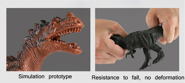 Zestaw 44 plastikowych modeli dinozaurów jurajskich - zabawki symulujące Tyranozaura dla chłopców - Wianko - 18