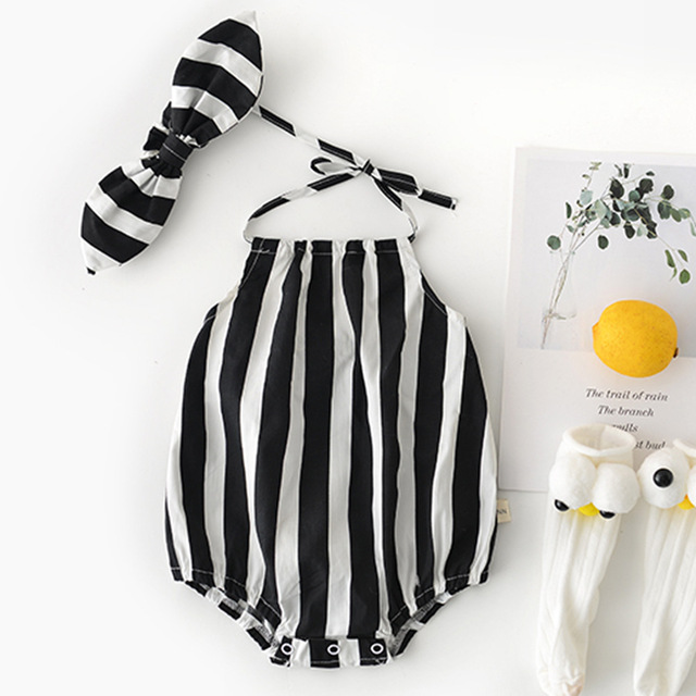 Ubranie dla dziewczynki w stylu Vintage na lato - spiochy Newborn-2Y w kwiatowe wzory, bawełniany jednoczęściowy kombinezon bez pleców - Wianko - 9