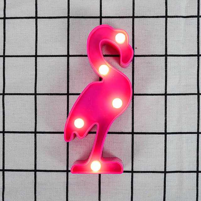 Lampa nocna jednorożec flamingo chmura z 3D efektem LED - dekoracja do pokoju dziecięcego, prezent noworoczny - Wianko - 18