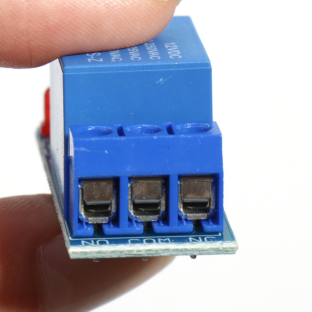 Moduł przekaźnika 1-way do zasilania 12V, niski poziom wyzwalania - 10 sztuk - Wianko - 4