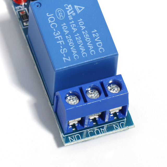 Moduł przekaźnika 1-way do zasilania 12V, niski poziom wyzwalania - 10 sztuk - Wianko - 6