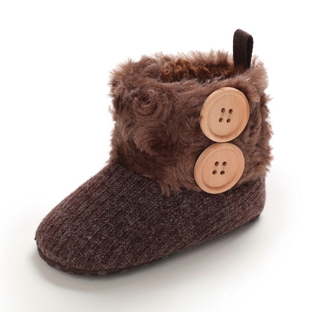 Zimowe buty dla niemowląt z miękką podeszwą - botki dla dziewczynek z ozdobnymi łukami - obuwie dla noworodków, 0-18M - Wianko - 10