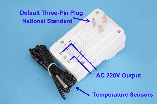 Inteligentny regulator temperatury DIY AC 220V do szklarni, przedszkoli i łóżek - Wianko - 6