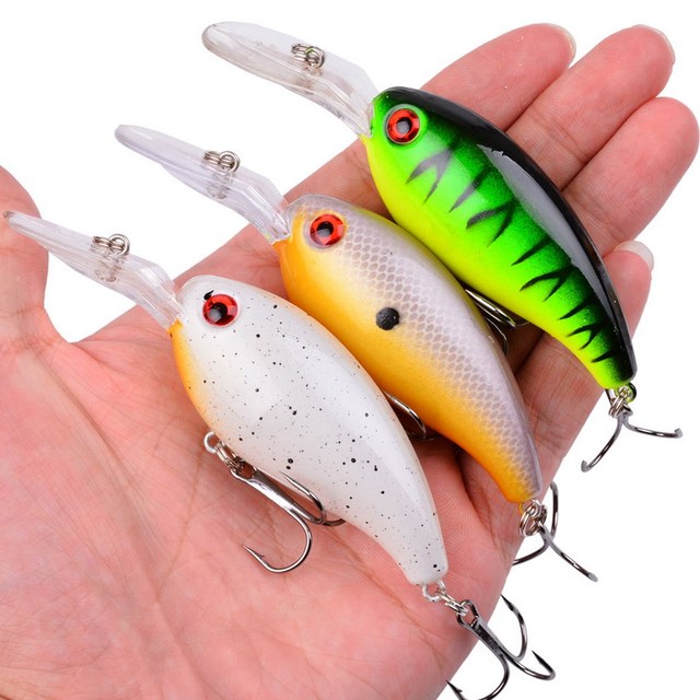 Wobbler przynęta na basa i szczupaka Minnow 14g 10cm - korba sztuczna deska trollingowa Pesca Tackle - Wianko - 1