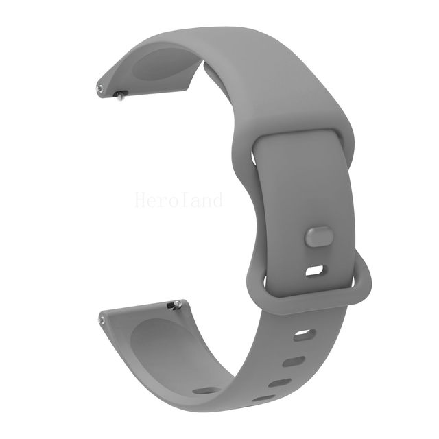 Pasek WatchSrap do Xiaomi MI 2 koloru 20/22 mm - silikonowa bransoleta sportowa dla zegarka inteligentnego Haylou RT LS05S/Mibro powietrza - Wianko - 22