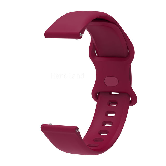 Pasek WatchSrap do Xiaomi MI 2 koloru 20/22 mm - silikonowa bransoleta sportowa dla zegarka inteligentnego Haylou RT LS05S/Mibro powietrza - Wianko - 12