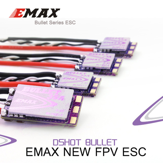 Nowy kontroler prędkości BLHeli-S EMAX FPV Bullet ESC 6A-35A odpowiedni dla silników do dronów RC - Wianko - 1