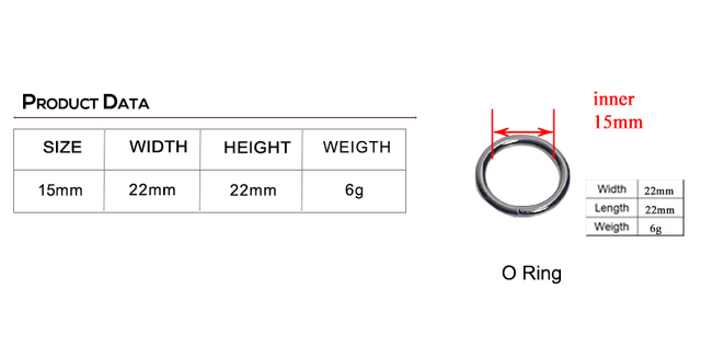 Metalowe kolorowe części do pistoletu czarnego o-ring 15mm - torebka ręczna - Wianko - 5