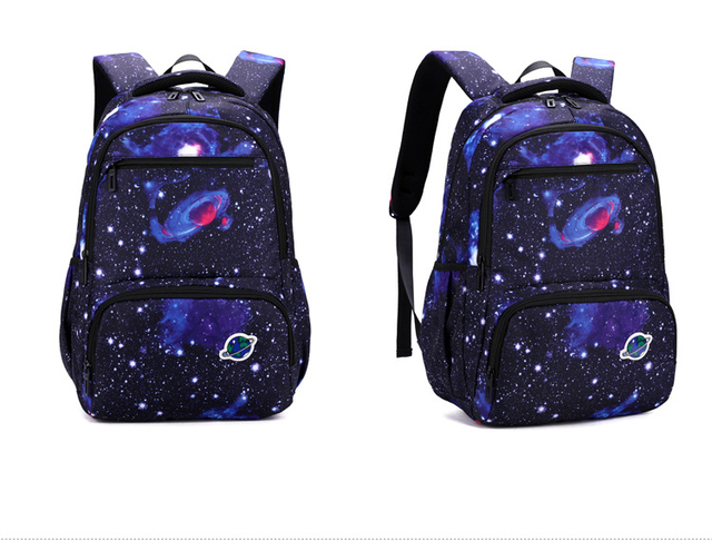 Plecak szkolny dla dzieci do szkoły podstawowej z nadrukiem gwiazd i ochroną grzbietu - Wianko - 23