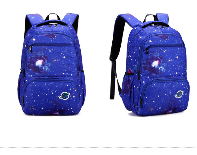 Plecak szkolny dla dzieci do szkoły podstawowej z nadrukiem gwiazd i ochroną grzbietu - Wianko - 24