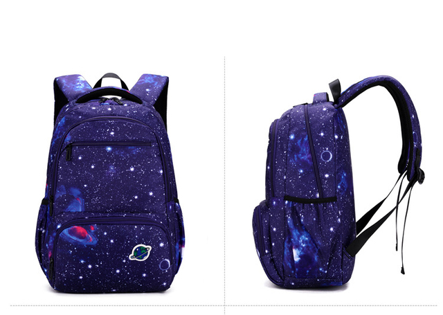 Plecak szkolny dla dzieci do szkoły podstawowej z nadrukiem gwiazd i ochroną grzbietu - Wianko - 21