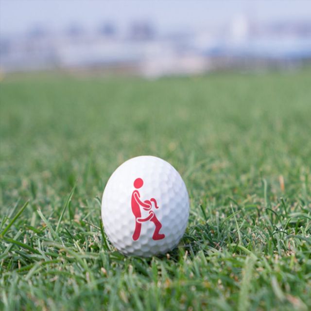 Narzędzie do treningu golfa - Humorystyczne modele szablonu linii piłki z markerem linijnym dla dorosłych - Wianko - 8