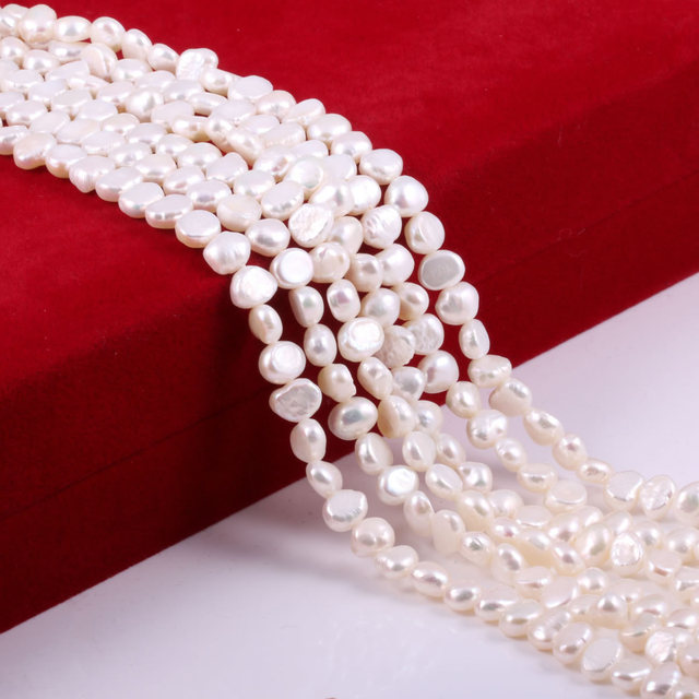 Różowe koraliki perły słodkowodne 100% naturalne do tworzenia biżuterii barokowe koraliki DIY kolczyki bransoletka naszyjnik - Wianko - 12