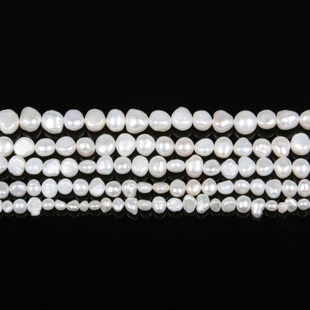 Różowe koraliki perły słodkowodne 100% naturalne do tworzenia biżuterii barokowe koraliki DIY kolczyki bransoletka naszyjnik - Wianko - 19