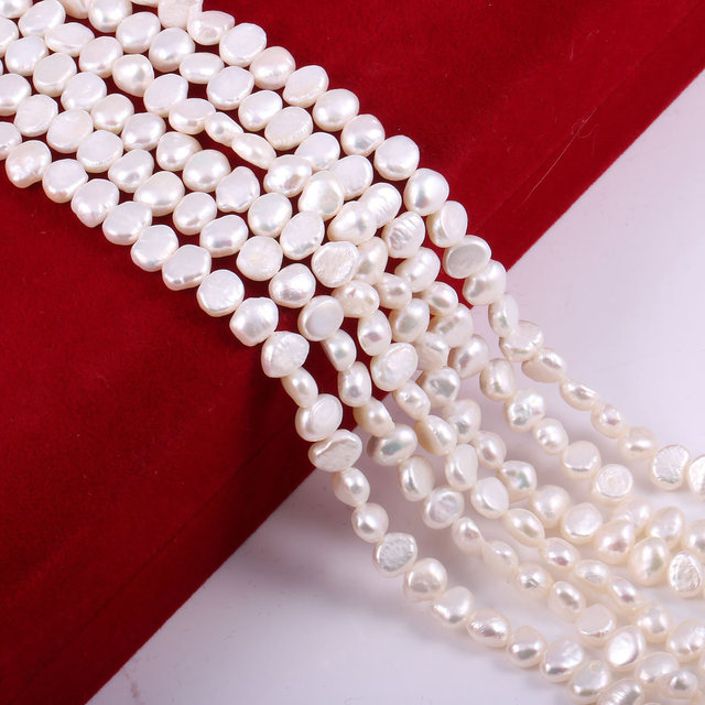 Różowe koraliki perły słodkowodne 100% naturalne do tworzenia biżuterii barokowe koraliki DIY kolczyki bransoletka naszyjnik - Wianko - 13