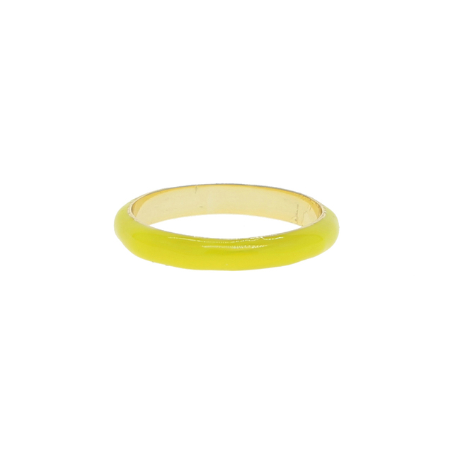 2021 nowy, wysokiej jakości kolorowy pierścionek zaręczynowy z 7 neonowymi emaliami w złotym kolorze - tęczowy modny, na wieczność, dla kobiet, na palec serdeczny - Wianko - 4