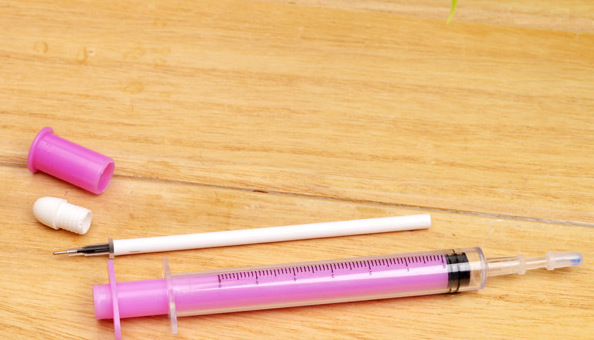 Zestaw medyczny Pen zabawek dla dzieci - strzykawka do zabawy w lekarza z ciśnieniem i mówiącą funkcją - Wianko - 3
