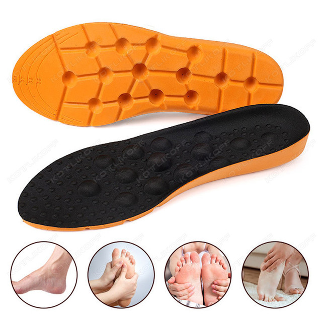 Ortopedyczne wkładki do butów z masażem stóp dla mężczyzn i kobiet - miękka ulga w bólu, idealne do biegania i sportu - Wianko - 1