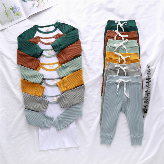 Zestaw ubrań dla małego chłopca 6M-4Y z długim rękawem: top, spodnie - jesienne trendy, kontrastowy kolor, elastyczne długie spodnie - Wianko - 38