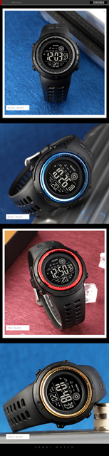 Luksusowy Sportowy Zegarek Cyfrowy z Wyświetlaczem LED dla Chłopców - Wodoodporny Wriswatch - Wianko - 6