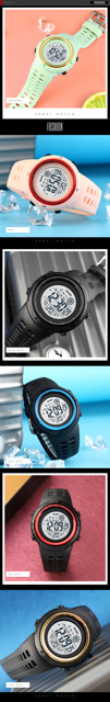 Luksusowy Sportowy Zegarek Cyfrowy z Wyświetlaczem LED dla Chłopców - Wodoodporny Wriswatch - Wianko - 5