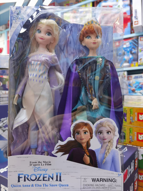 Zabawki Disney Frozen 2 - Figurki Elsa i Anna Kawaii Anime - Kolekcja Modeli Lalek Księżniczek z Ruchomymi Stawami dla Dzieci - Wianko - 6