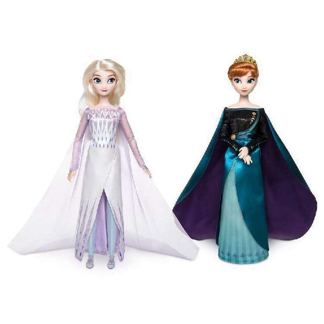 Zabawki Disney Frozen 2 - Figurki Elsa i Anna Kawaii Anime - Kolekcja Modeli Lalek Księżniczek z Ruchomymi Stawami dla Dzieci - Wianko - 3
