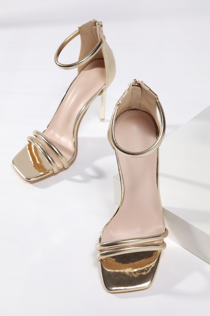 Nowe klasyczne sandały damskie z linii prostej na wysokim obcasie, europejska i amerykańska moda 2021 - Wianko - 6