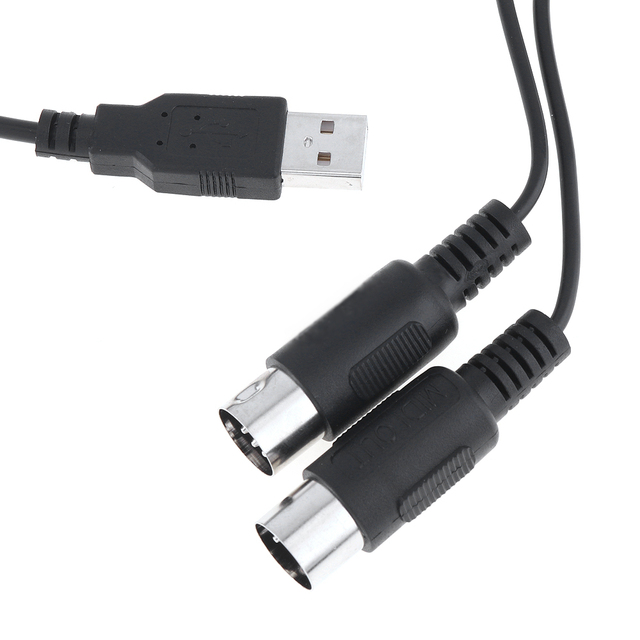 Kabel SLADE 2m USB do MIDI dla fortepianu, elektrycznego bębna i gitary - wsparcie Windows i Mac OS - Wianko - 7
