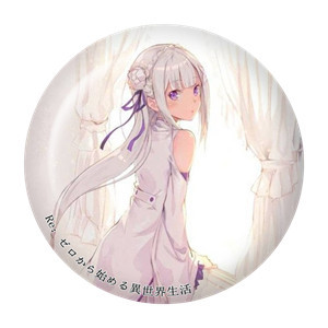 Broszka z kultowym motywem Anime Re: życie w innym świecie 58MM, Natsuki Emilia Rem Ram - Wianko - 9