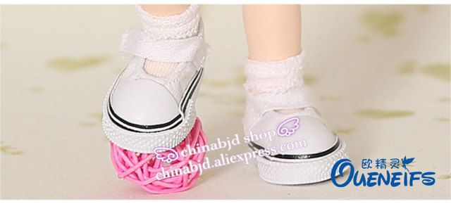 Różowe buty do lalki BJD 1/6 - obuwie dla IP YOSD, długość 4.8cm, 6 kolorów - Wianko - 7