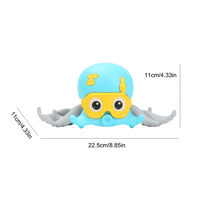 Interaktywna ośmiornica - zabawka kąpielowa dla dzieci działająca w wodzie - Wianko - 9