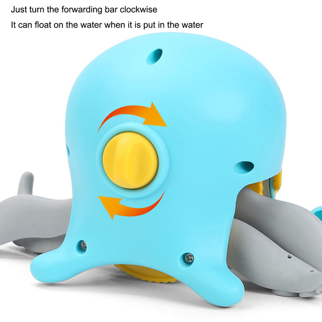 Interaktywna ośmiornica - zabawka kąpielowa dla dzieci działająca w wodzie - Wianko - 3