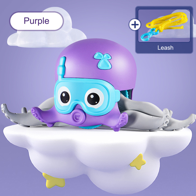 Interaktywna ośmiornica - zabawka kąpielowa dla dzieci działająca w wodzie - Wianko - 1
