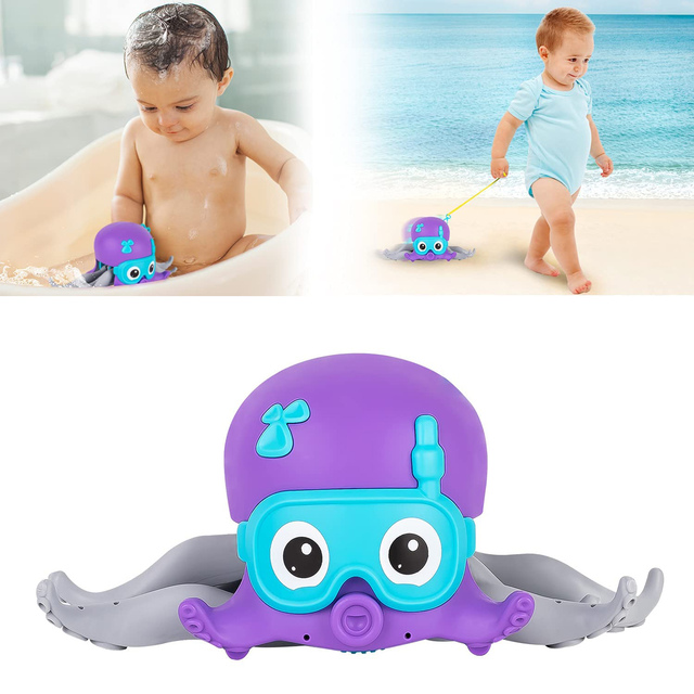 Interaktywna ośmiornica - zabawka kąpielowa dla dzieci działająca w wodzie - Wianko - 8
