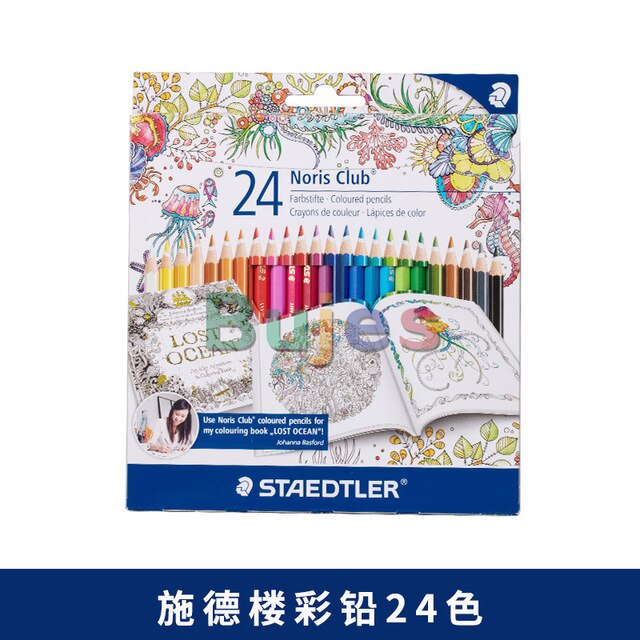 STAEDTLER Noris Club Kolorowy Ołówek Art 24 szt. - do szkicowania, rysowania, kolorowania; do biura, szkoły; materiały eksploatacyjne - Wianko - 6