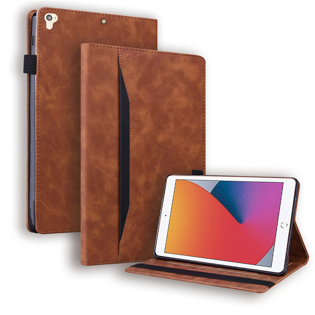 Obudowa na iPad luksusowego portfela z skrzynką, wykonana z wysokiej jakości skóry, dla iPada 9th, 8th, 7th i 6th generacji oraz iPada 9.7 10.2, 5 Mini, 6 Air 3 2 1 - Wianko - 25