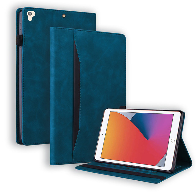 Obudowa na iPad luksusowego portfela z skrzynką, wykonana z wysokiej jakości skóry, dla iPada 9th, 8th, 7th i 6th generacji oraz iPada 9.7 10.2, 5 Mini, 6 Air 3 2 1 - Wianko - 29