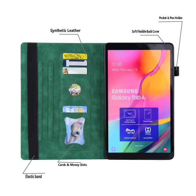 Obudowa na iPad luksusowego portfela z skrzynką, wykonana z wysokiej jakości skóry, dla iPada 9th, 8th, 7th i 6th generacji oraz iPada 9.7 10.2, 5 Mini, 6 Air 3 2 1 - Wianko - 17