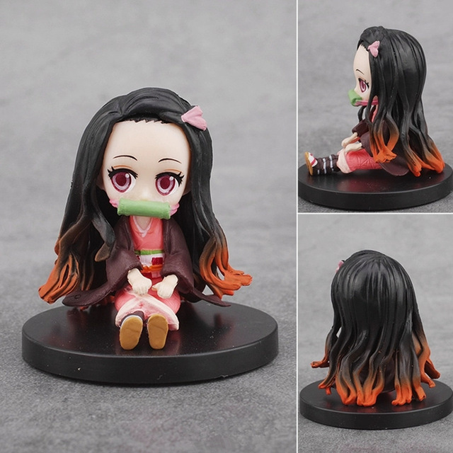 Figurka Model Doll Demon Slayer Anime Nezuko Tanjirou Zenitsu Giyuu Inosuke Q Ver - Wianko - 6
