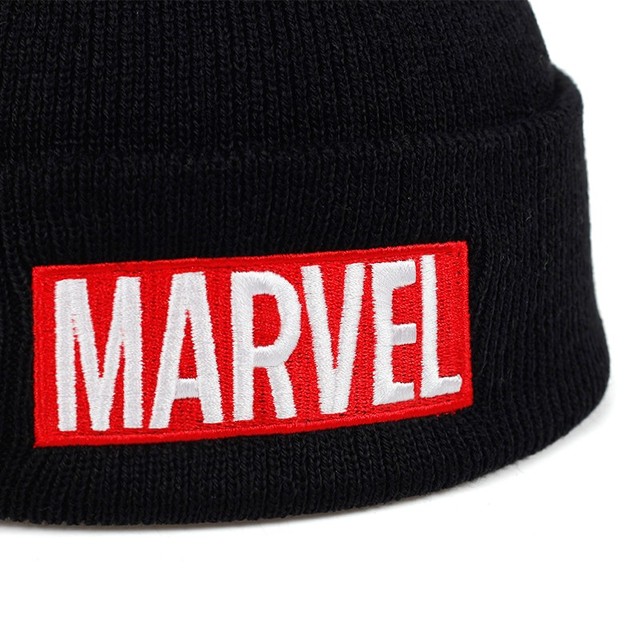 Disney Marvel czapka z dzianiny Anime Cartoon czapki Bonnet mężczyźni kobiety czapka haftowane wełniane czapki zimowe ciepłe Gorras dla paryDisney Marvel czapka dzianinowa Anime Cartoon dla mężczyzn i kobiet z haftem, idealna na zimę - Wianko - 2